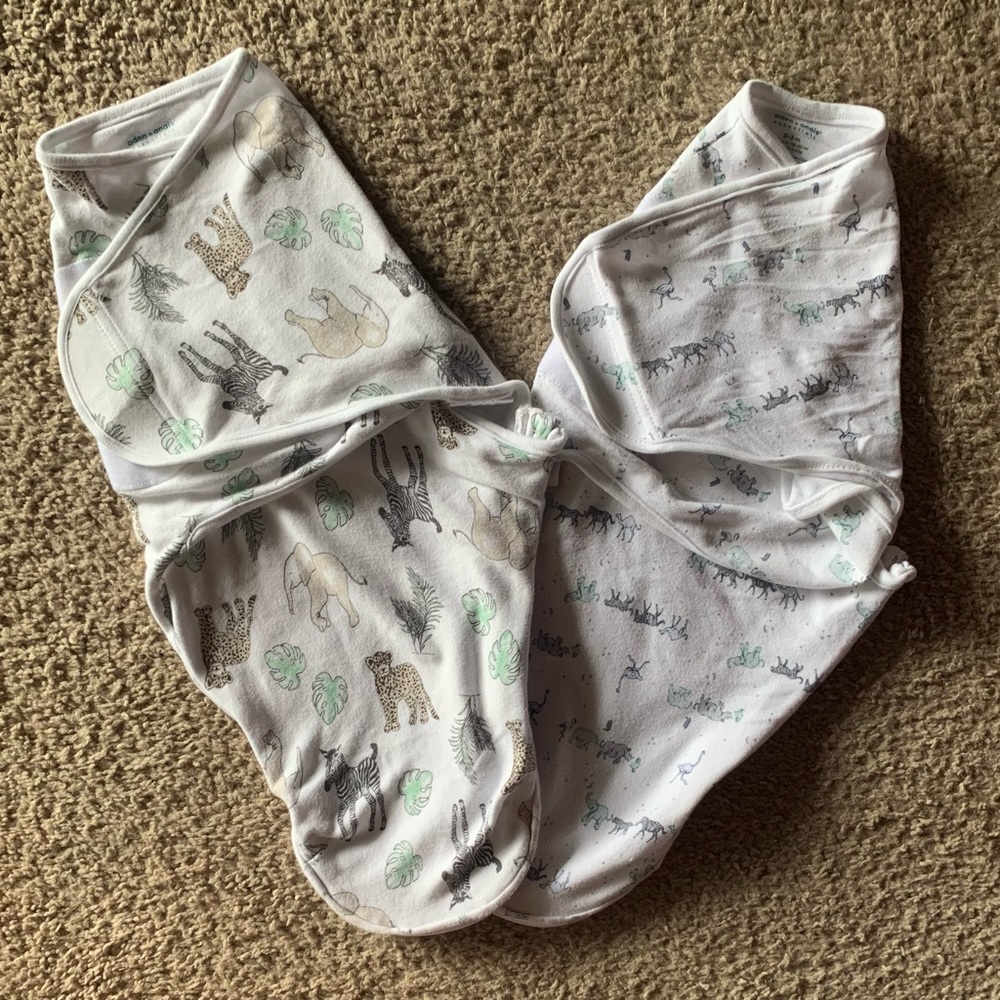 Aden + Anais Pair of Sleeping Sacks in 0-3M